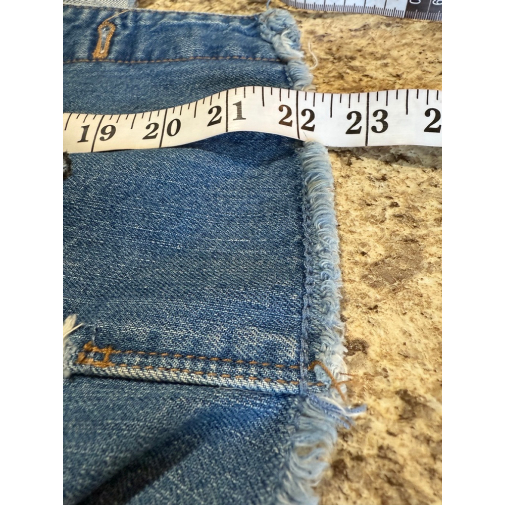 Girls Zara Girls Blue Distressed Jean Jacket Size 10 - Picture 5 of 9